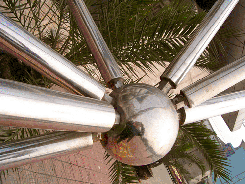 泰兴不锈钢螺栓球网架